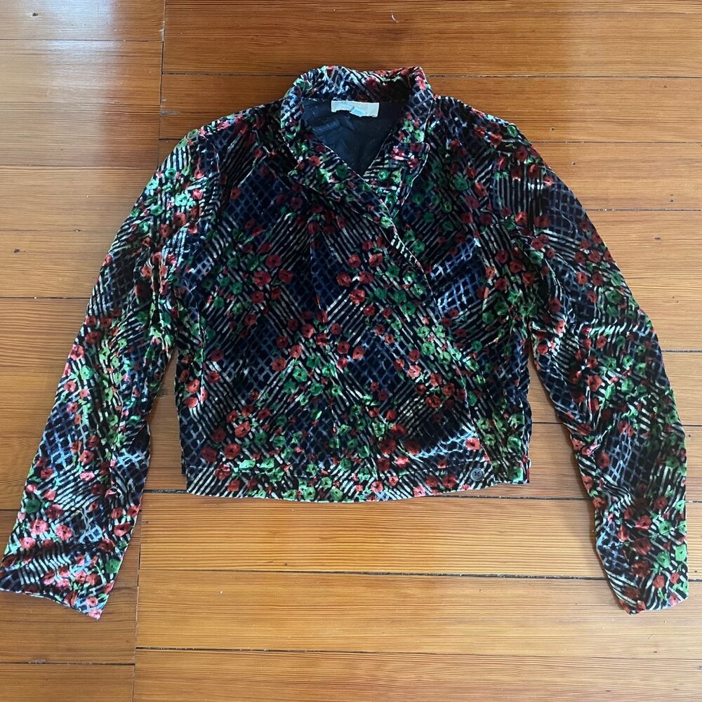 Anthropologie Velvet Blazer